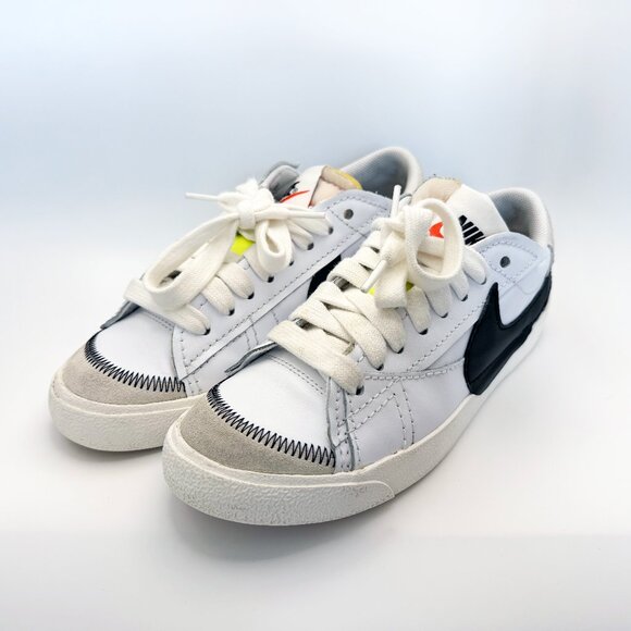 Nike Shoes - Nike Blazer Low '77 Jumbo White Black Sneakers 10